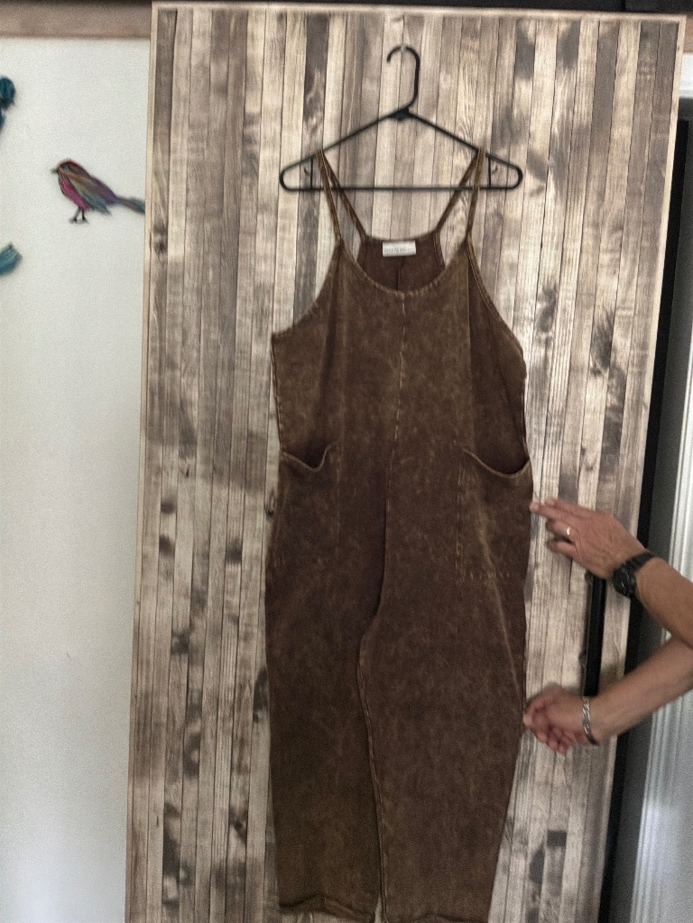 ZENANA ONE PIECE OVERALLS/NWOT